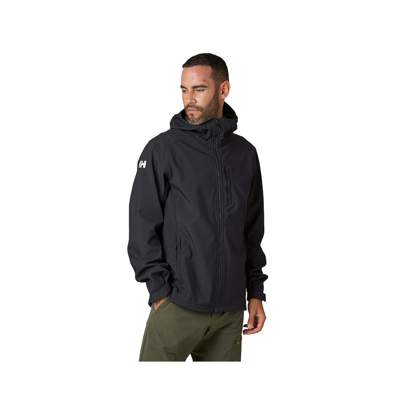 Chaqueta Helly Hansen PARAMOUNT HOODED SOFTSHELL JKT Black