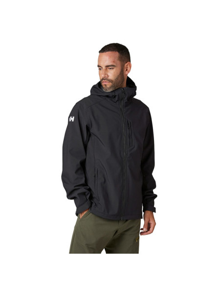 Jakna Helly Hansen PARAMOUNT HOODED SOFTSHELL JKT Black