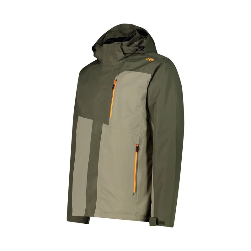 Kurtka Cmp ZIP HOOD JACKET olivesage