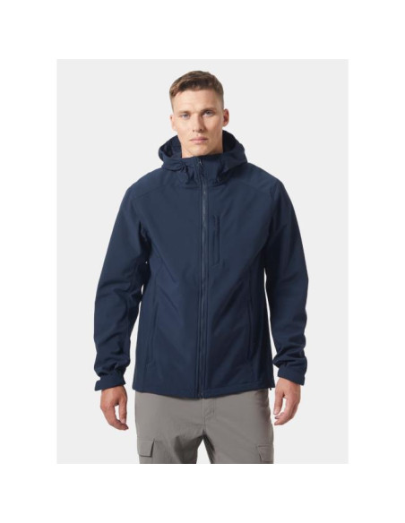 Bunda Helly Hansen PARAMOUNT HOODED SOFTSHELL JKT Navy