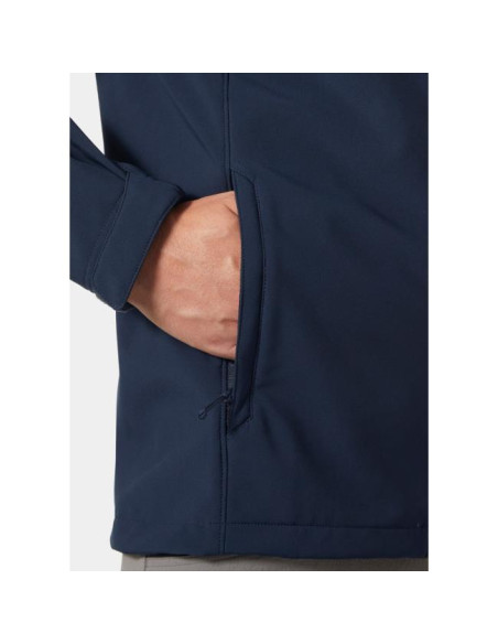 Bunda Helly Hansen PARAMOUNT HOODED SOFTSHELL JKT Navy