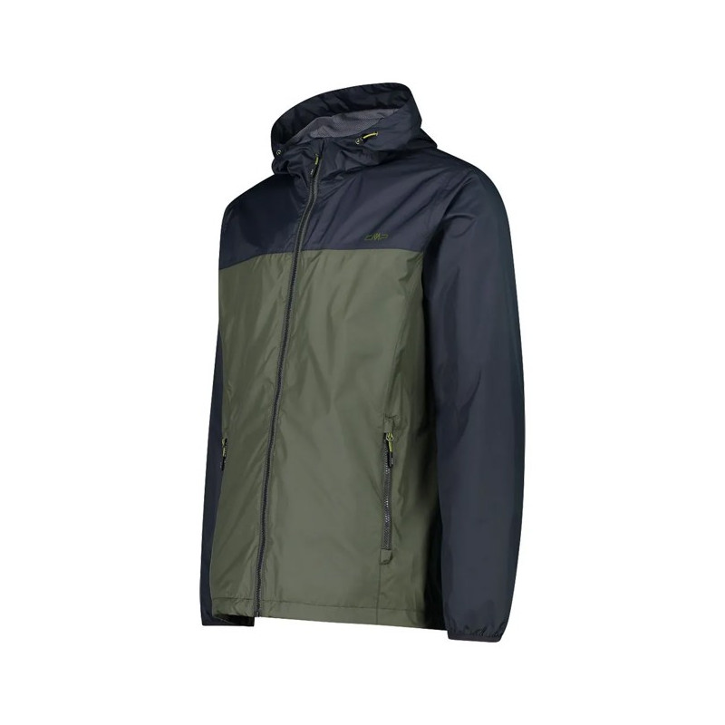 Jacket Cmp RAIN FIX HOOD oil green