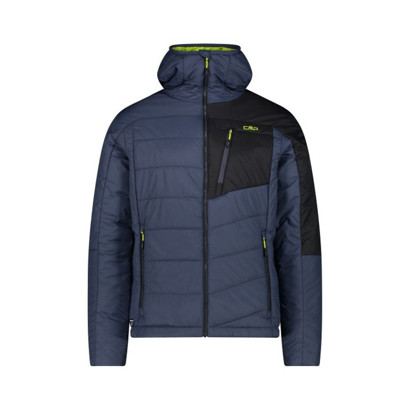 Jas Cmp JACKET FIX HOOD titanio