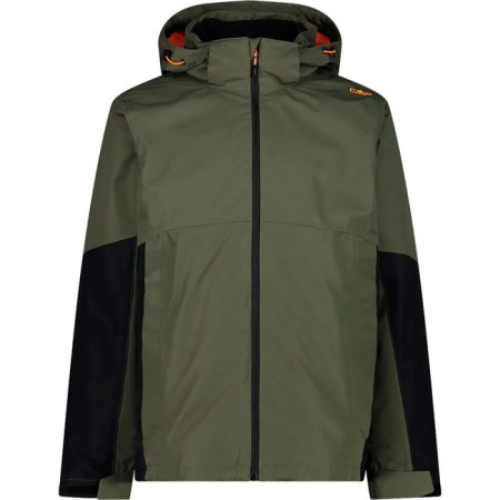 Jakke Cmp ZIP HOOD olivenero