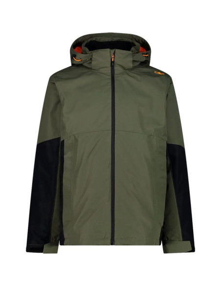 Jacka Cmp ZIP HOOD olivenero