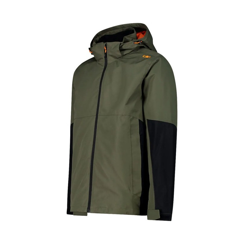 Jacka Cmp ZIP HOOD olivenero