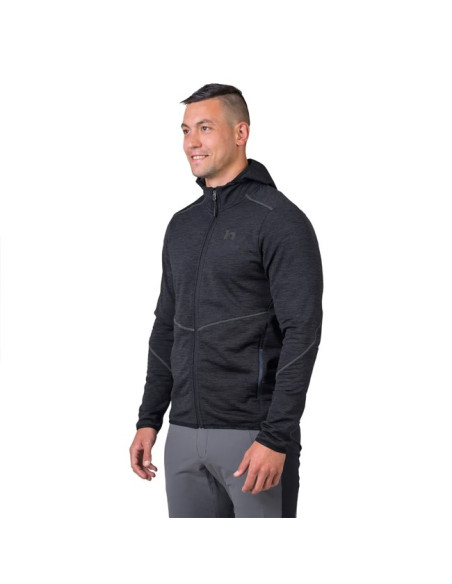 Pulóver Hannah DAMAR HOODY ANTHRACITE MEL