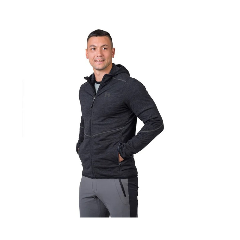 Pulóver Hannah DAMAR HOODY ANTHRACITE MEL