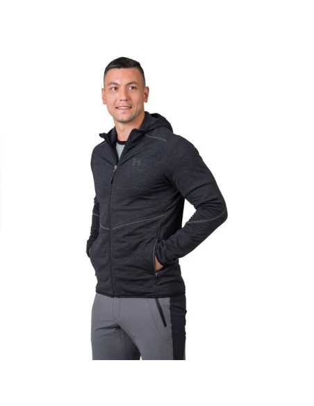 Mikina Hannah DAMAR HOODY ANTHRACITE MEL