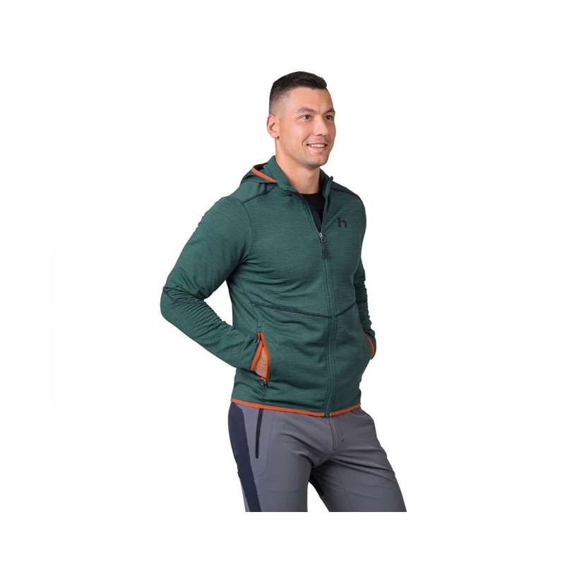 Fleece Hannah DAMAR HOODY JASPER MEL