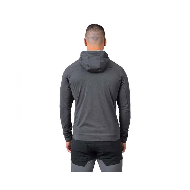 Fliskakna Hannah ETHAN HOODY ANTHRACITE MEL