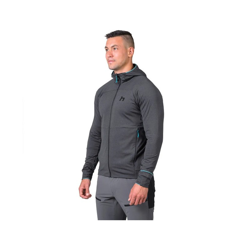 Fliskakna Hannah ETHAN HOODY ANTHRACITE MEL