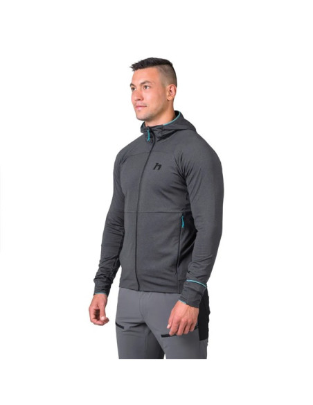 Fliskakna Hannah ETHAN HOODY ANTHRACITE MEL