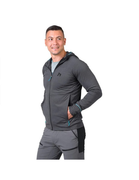 Polar Fleece Hannah ETHAN HOODY ANTHRACITE MEL