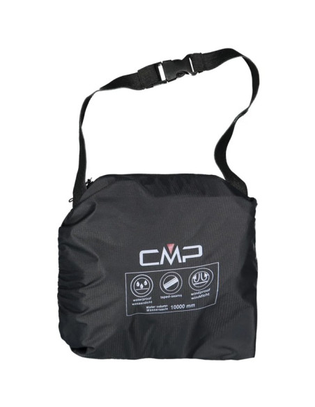 Nohavice Cmp PANT RAIN FULL LENGHT SIDE ZIPS nero