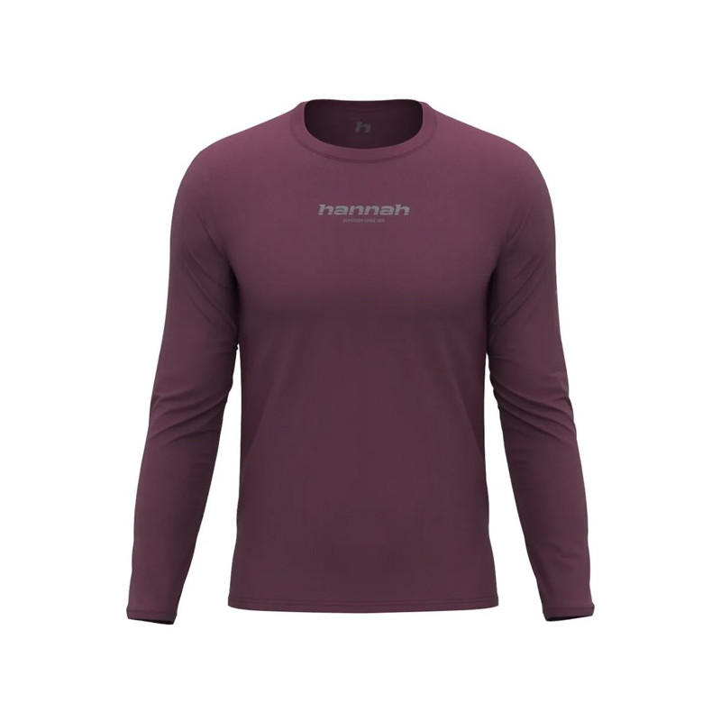 Tričko Hannah BINE L/S red mahogany