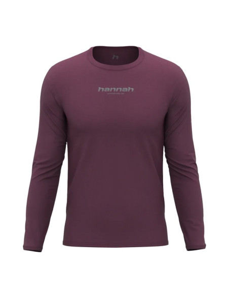 Póló Hannah BINE L/S red mahogany