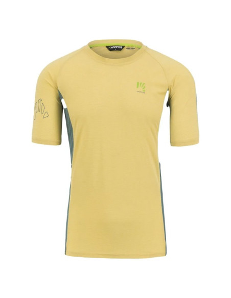 Póló Karpos NUVOLAU JERSEY Lemon Curry/North Atlanti