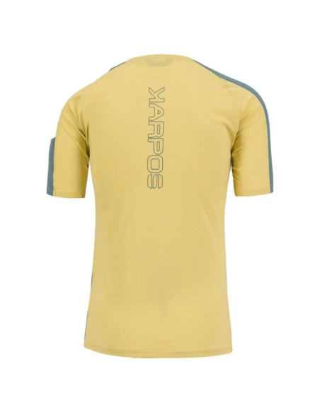 Majica s kratkimi rokavi Karpos NUVOLAU JERSEY Lemon Curry/North Atlanti