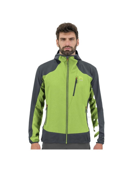 Bunda Karpos PARETE JACKET Jasmine Green/Ombre Blue
