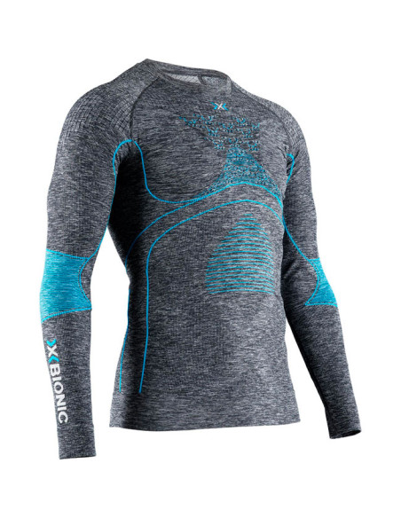 X-bionic T-Shirt Ls Energy Accum 4.0 M Dk Gr Ml/B