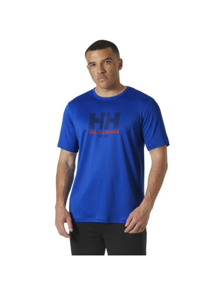 T-paita Helly Hansen TECH GRAPHIC T-SHIRT 2.0 Cobalt 2.0
