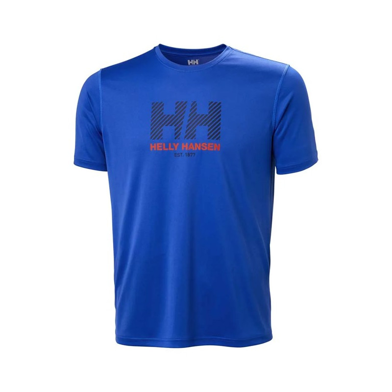 Póló Helly Hansen TECH GRAPHIC T-SHIRT 2.0 Cobalt 2.0