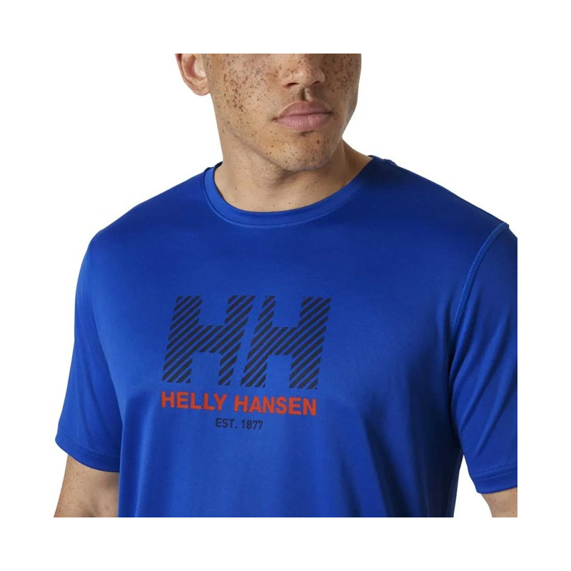 Tričko Helly Hansen TECH GRAPHIC T-SHIRT 2.0 Cobalt 2.0
