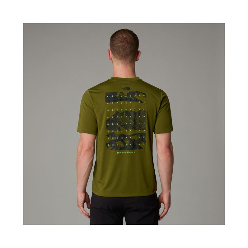 The North Face M FOUNDATION MOUNTAINS FACES TEE Forest