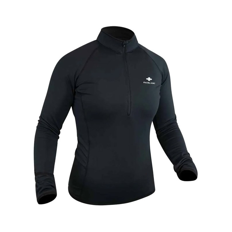 Póló Raidlight WINTERTRAIL LS TOP Black