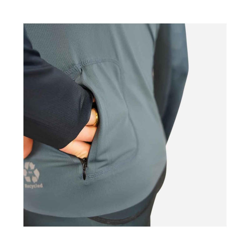 Póló Raidlight R-LIGHT LS TOP Dark/Grey