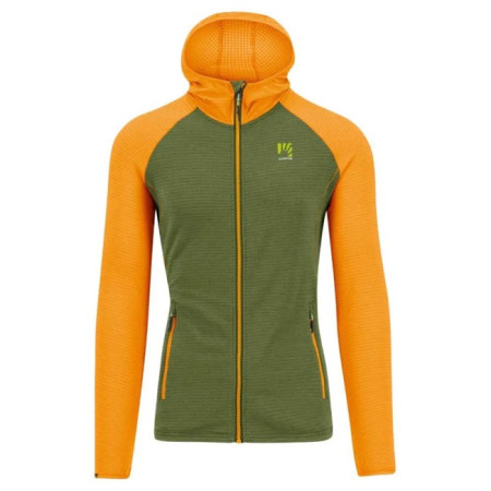 Felpa Karpos FULL-ZIP HOODIE Cedar Green/R