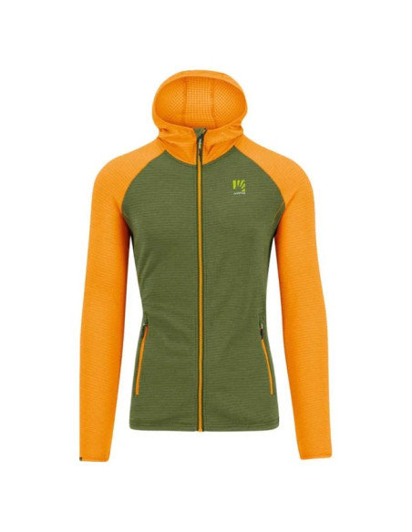 Jopica s kapuco Karpos FULL-ZIP HOODIE Cedar Green/R