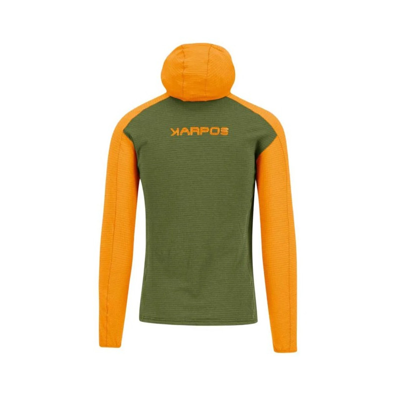 Bluza Karpos FULL-ZIP HOODIE Cedar Green/R