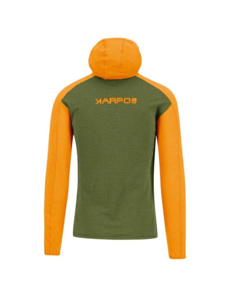 Mikina Karpos FULL-ZIP HOODIE Cedar Green/R