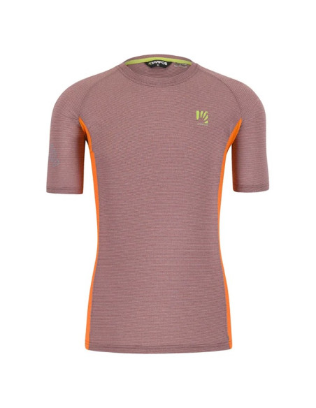 T-shirt Karpos NUVOLAU JERSEY Pomegranade/ Scarlet Ibis