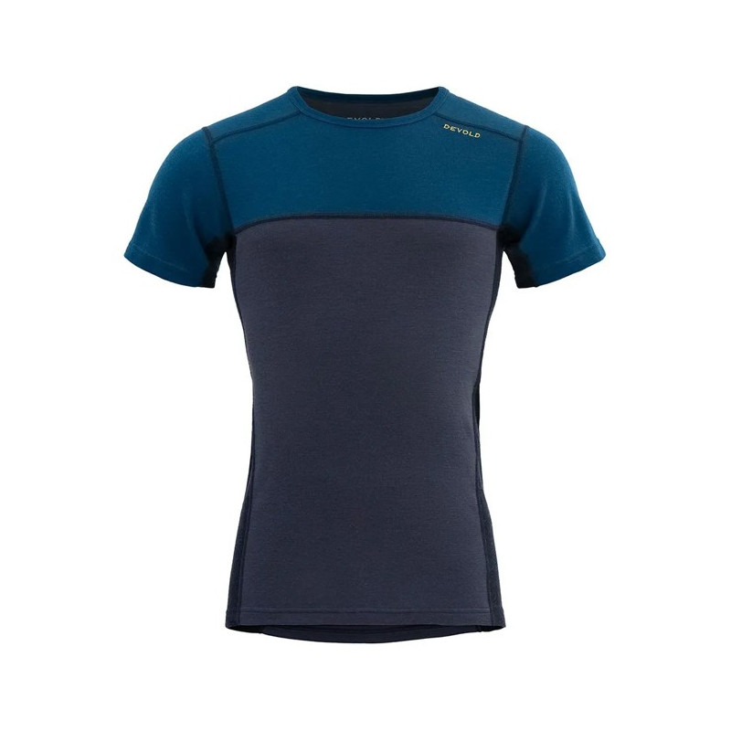 T-shirt Devold MERINO 190 MAN Flood/Ni