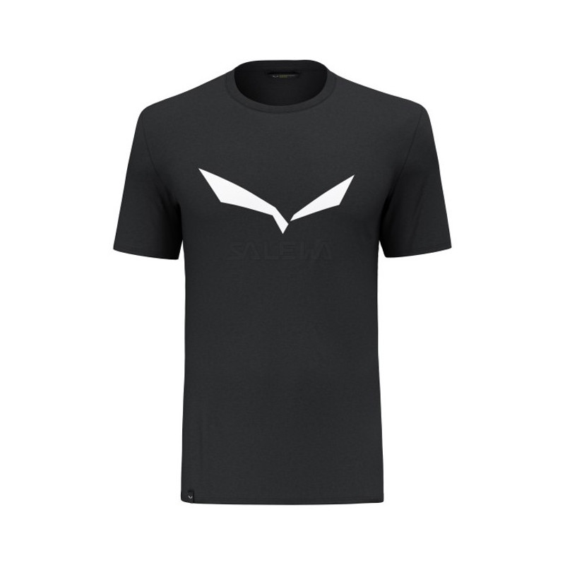 T-shirt Salewa SOLIDLOGO DRY M Black Out