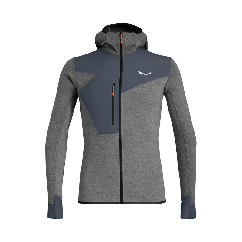 Salewa Puez 2 Dry M L/S Hood Fz Tee