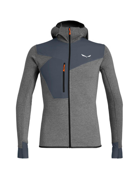 Salewa Puez 2 Dry M L/S Hood Fz Tee