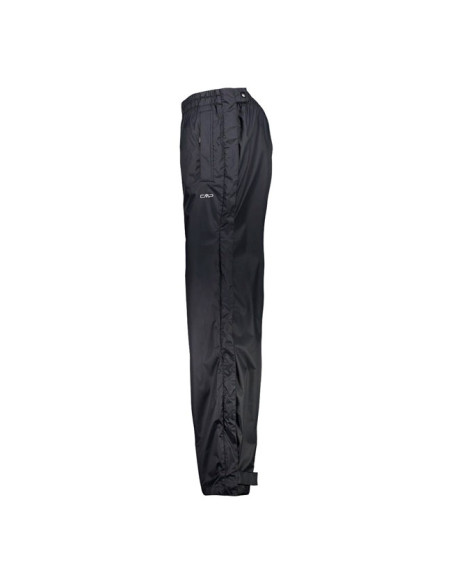 Hlače Cmp Man Pant With Full Lenght Side Zips Blac