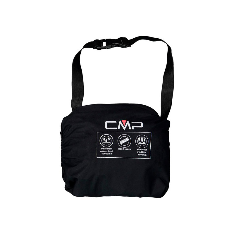 Nohavice Cmp Man Pant With Full Lenght Side Zips Blac