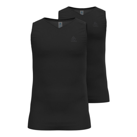 Majica s kratkimi rokavi Odlo TOP V SINGLET ACTIVE EVERYDAY EC Blac