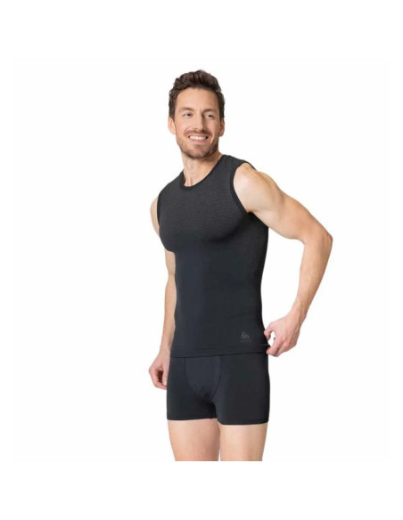 T-shirt Odlo TOP CREW SINGLET PERFORMANCE LIG Blac