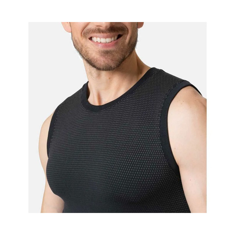 Marškinėliai Odlo TOP CREW SINGLET PERFORMANCE LIG Blac