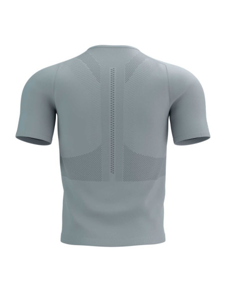 T-Shirt Compressport TRAIL HALF-ZIP FITTED SS TOP Alloy/Hawai