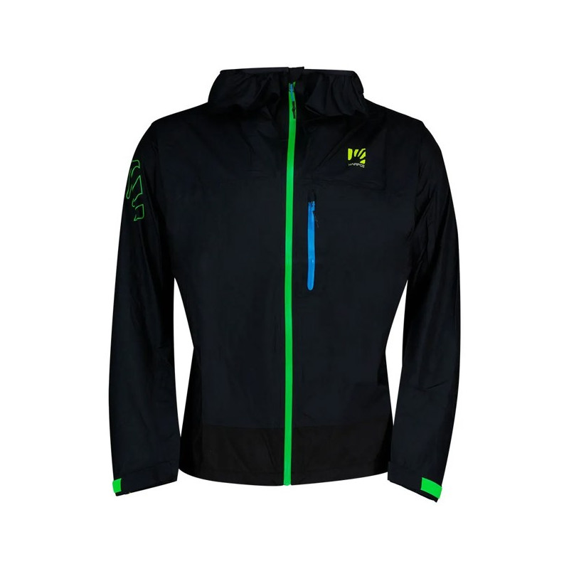 Chaqueta Karpos RAIN JACKET Dark Grey/Black