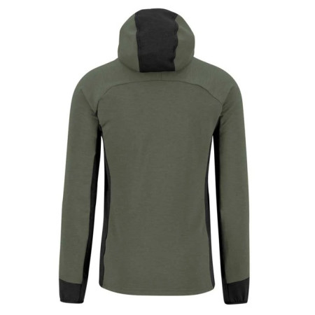 Polar Fleece Karpos MEZZODI HOODIE FLEECE Thyme/Black Sand 2