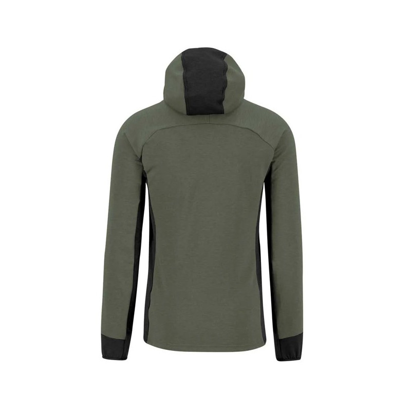 Polar Fleece Karpos MEZZODI HOODIE FLEECE Thyme/Black Sand