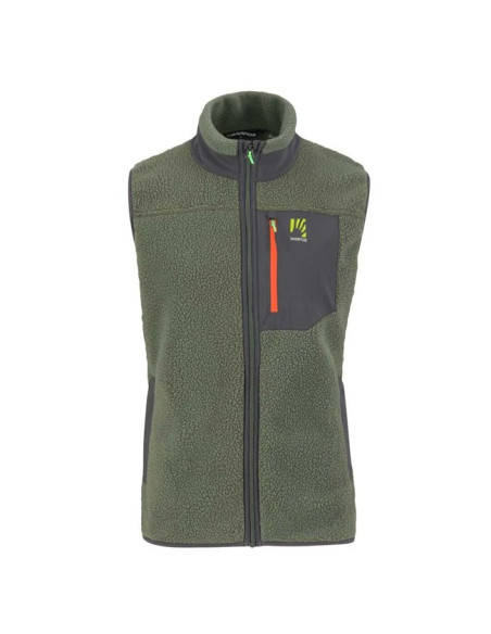 Liivi Karpos 80'S VEST Thyme/Black Sand